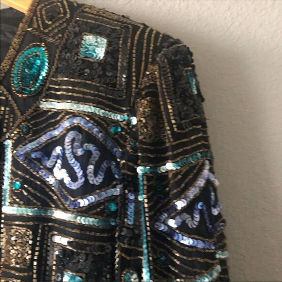 Vintage Rina‎ Z Beaded Jacket - Picture 5 of 7